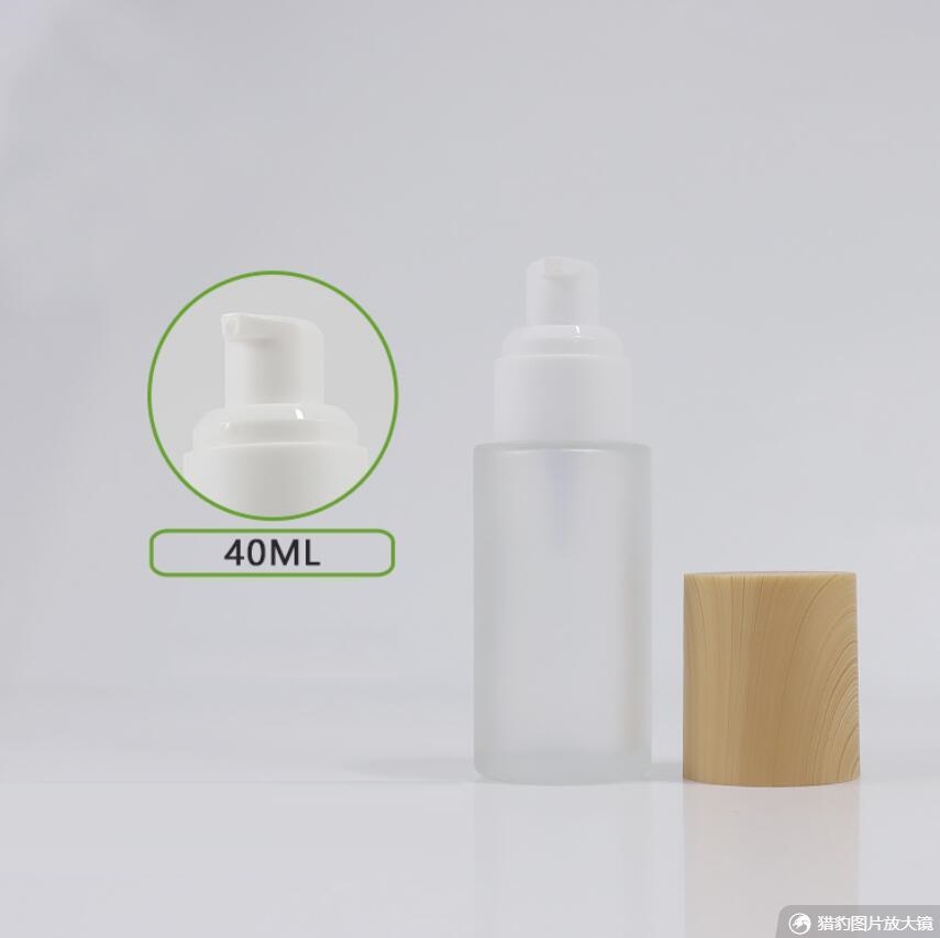Gel Refill Pack - 40ml frosted/green/blue glass bottle wooden shape