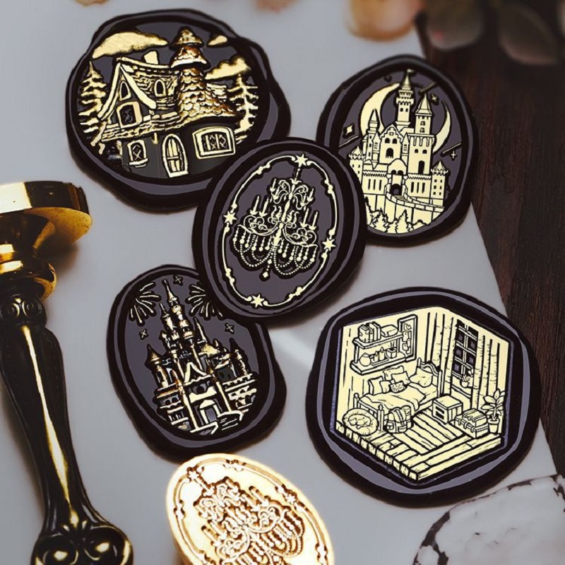 Wax Seal Stamp Vintage Hallowe - огляд і ціна Wax Seal Stamp Set