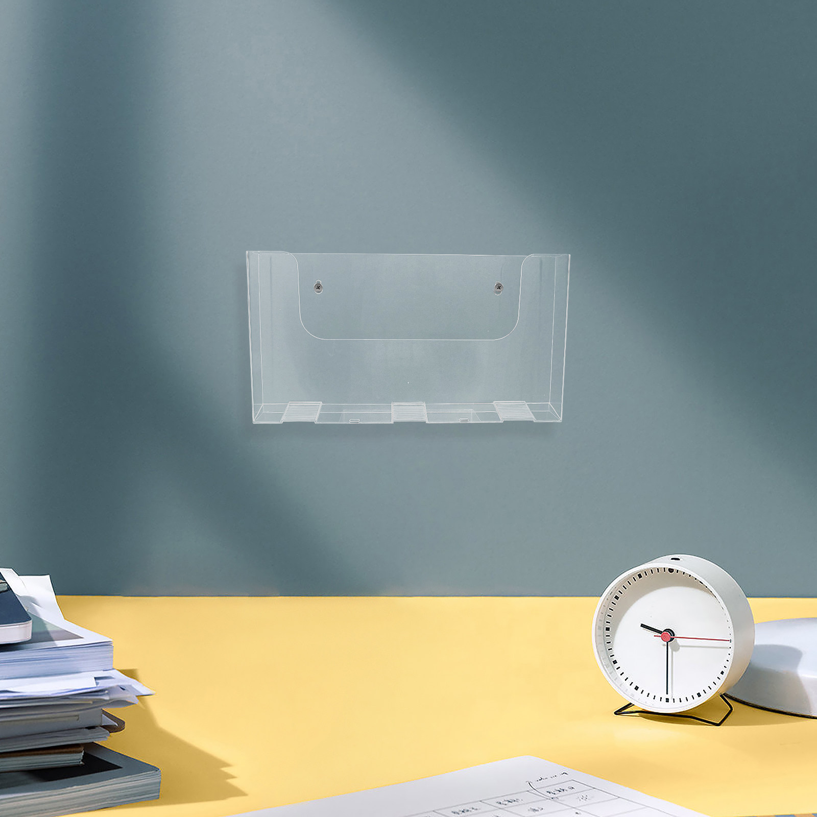 Acrylic Wall File Holder 2 Pac - огляд і ціна Magazine Holder Rack