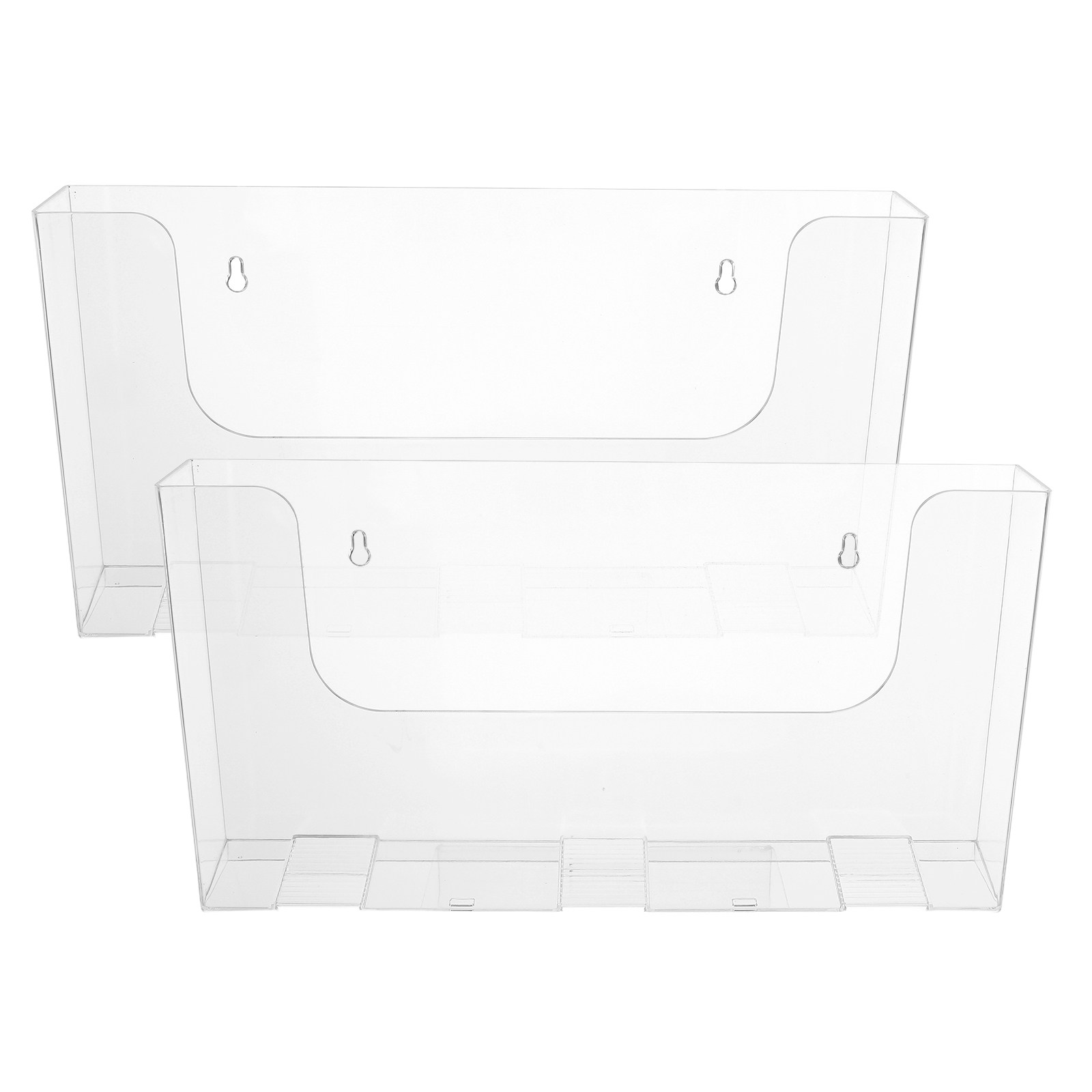 Acrylic Wall File Holder 2 Pac - огляд і ціна Magazine Holder Rack