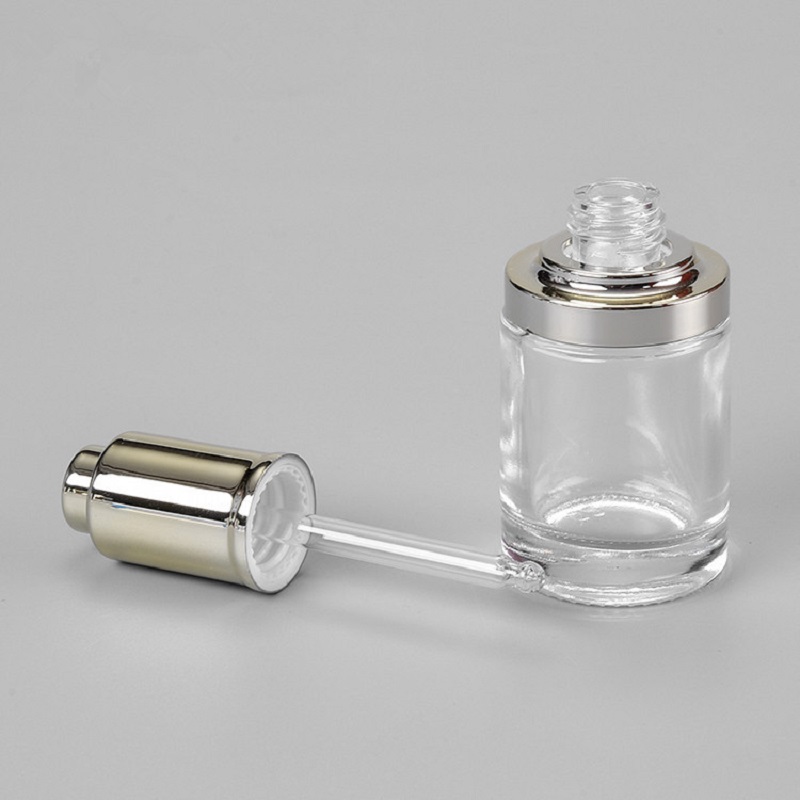30ML clear glass bottle silver - огляд і ціна Gel Refill Pack