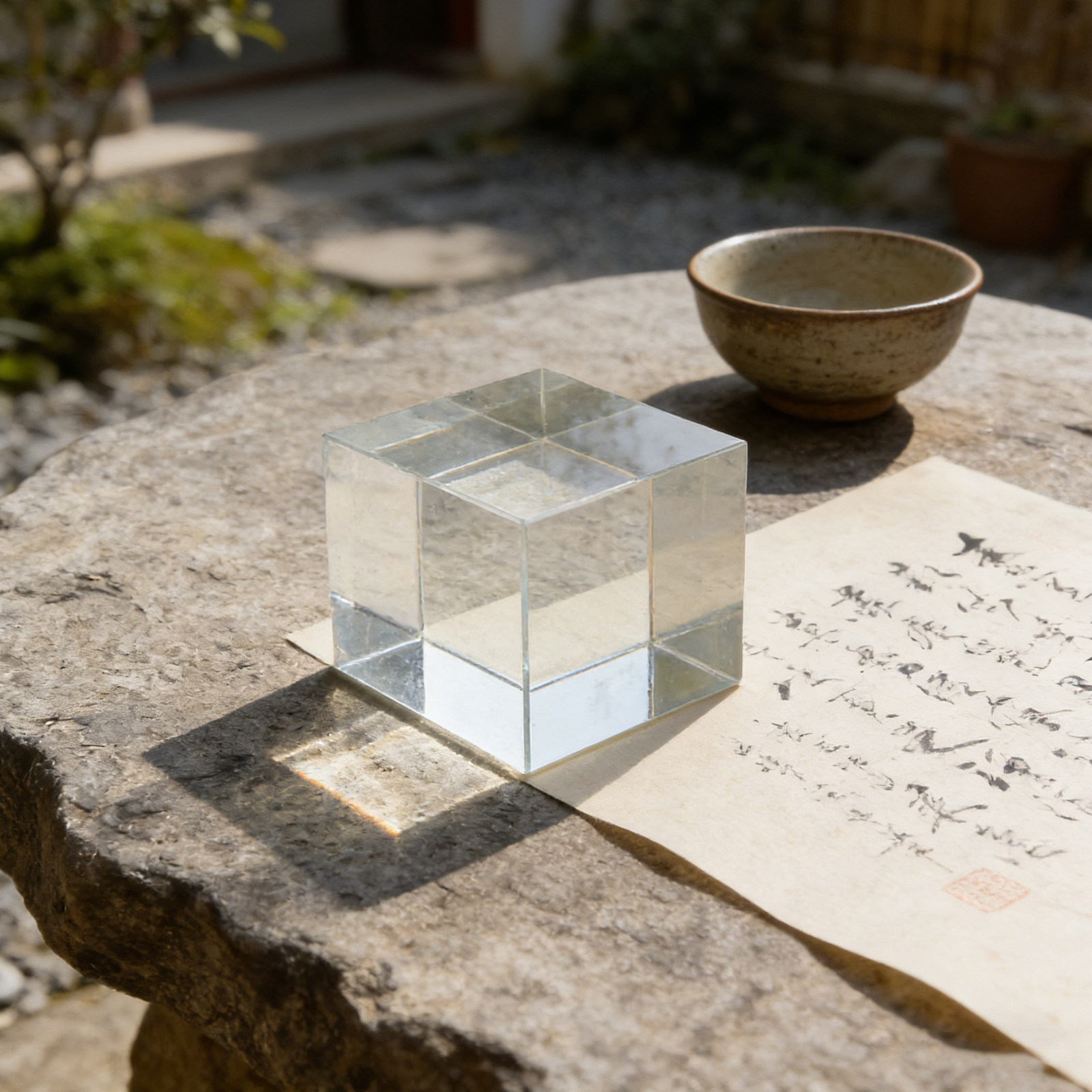 Heavy Clear Square Crystal Pap - огляд і ціна Paper Weight Crystal