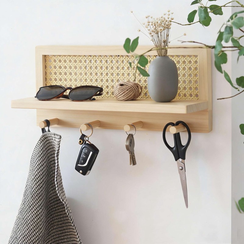 AT05-Woven Key Hook And Magazi - огляд і ціна Magazine Holder Rack