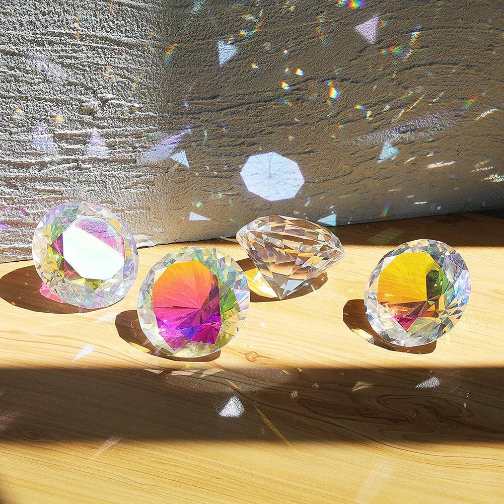 AB46-2PCS 50 Mm/ 2 Inch AB Col - огляд і ціна Paper Weight Crystal