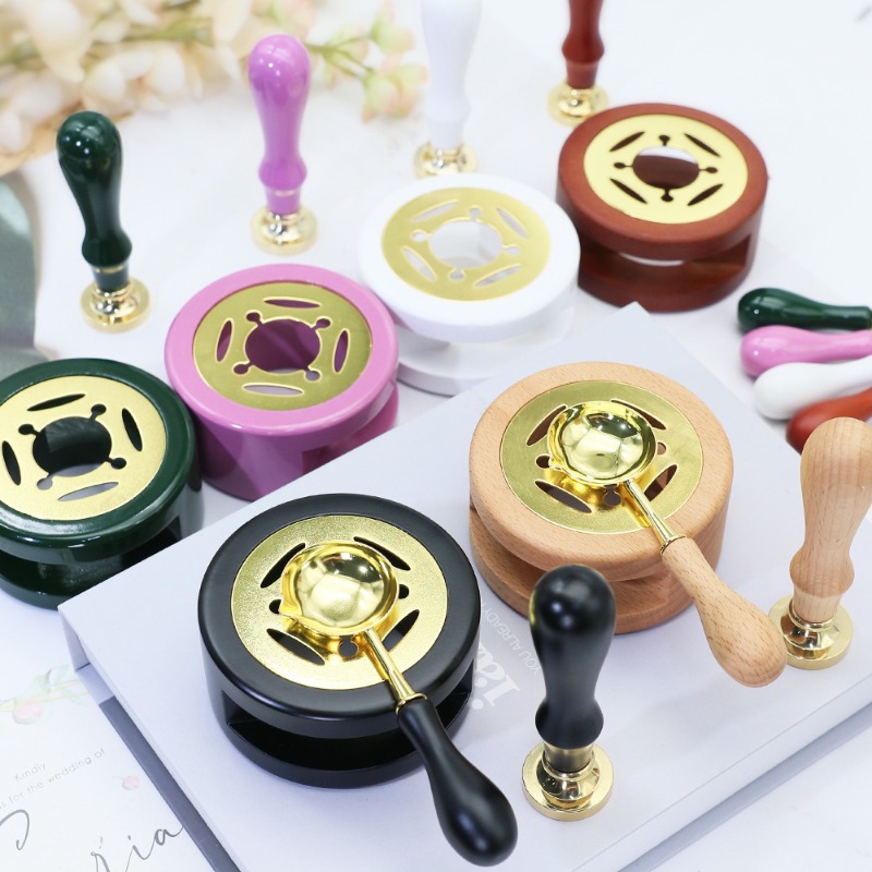 Wax Seal Furnace Kit, Wooden M - огляд і ціна Wax Seal Stamp Set