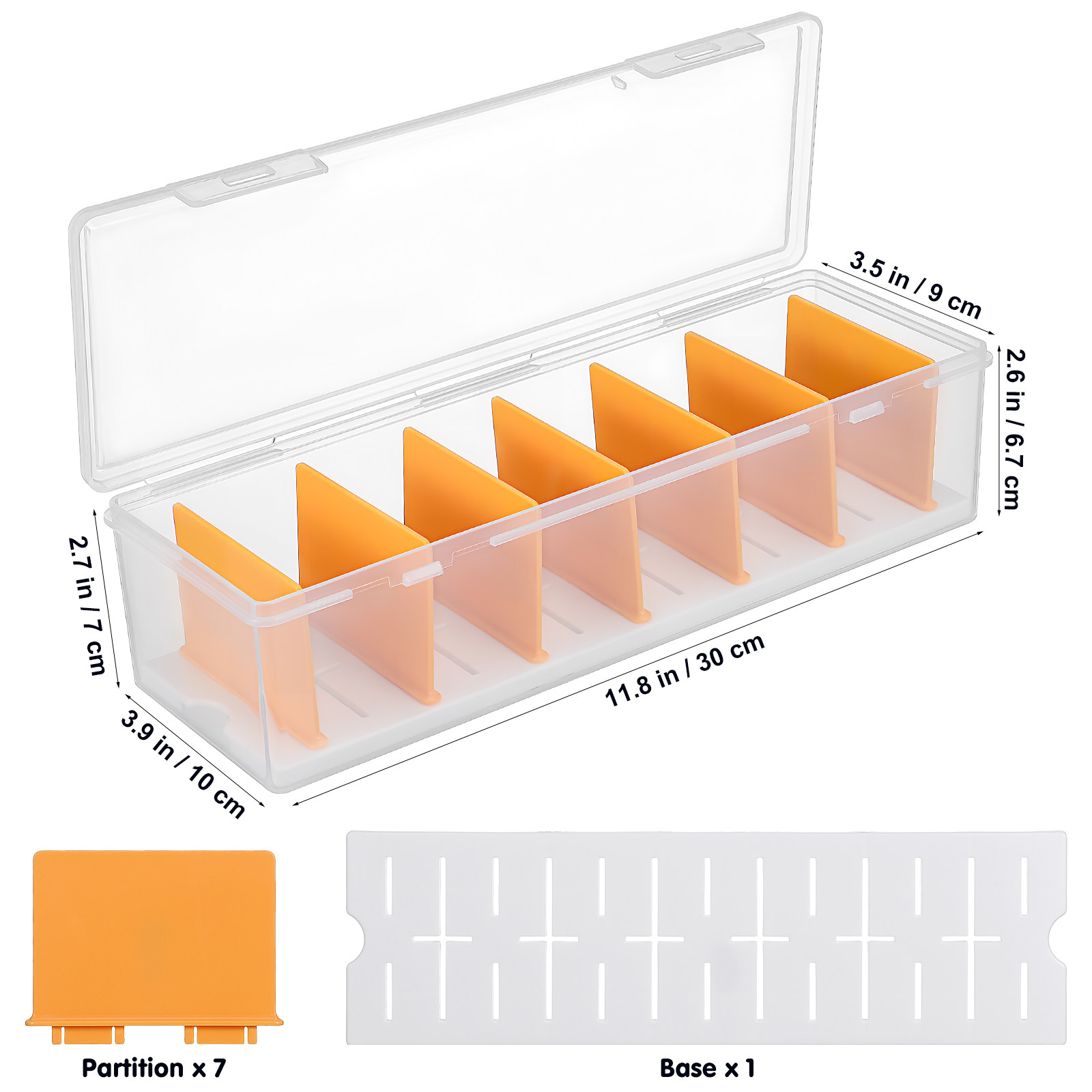 Sturdy Plastic Card Organizer  - огляд і ціна Card Index Box