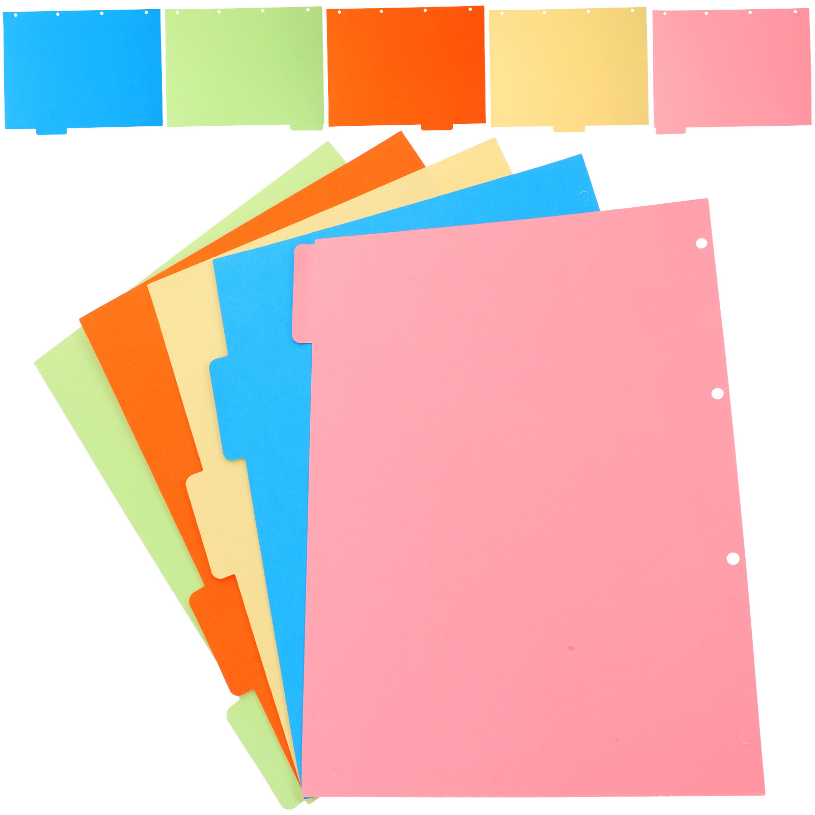 2Sets Colored Binder Dividers  - огляд і ціна Tab Divider A4