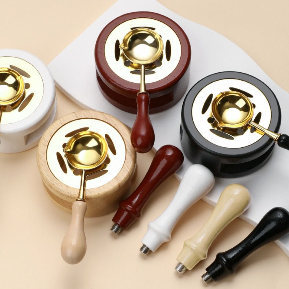Solid Wood Wax Seal Set Vintag - огляд і ціна Wax Seal Stamp Set