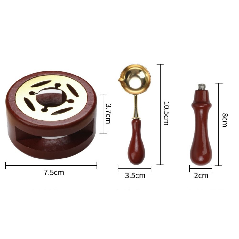 Solid Wood Wax Seal Set Vintag - огляд і ціна Wax Seal Stamp Set
