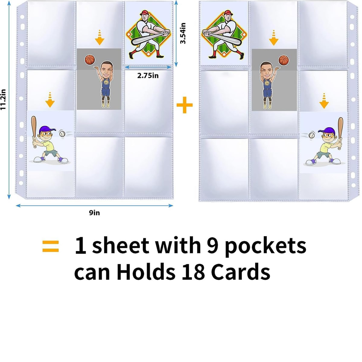 50 Pack 9 Pocket Card Sleeves  - огляд і ціна Card Index Box