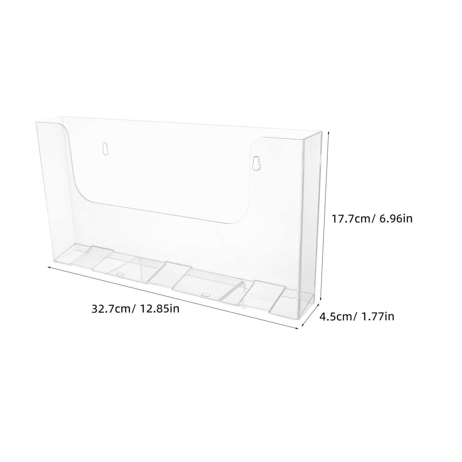Acrylic Wall File Holders 2 Pa - огляд і ціна Magazine Holder Rack