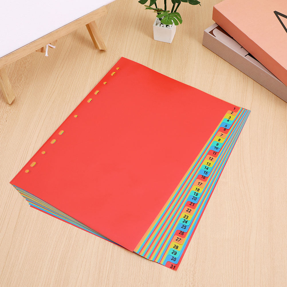 2Sets A4 Index Dividers Plasti - огляд і ціна Tab Divider A4