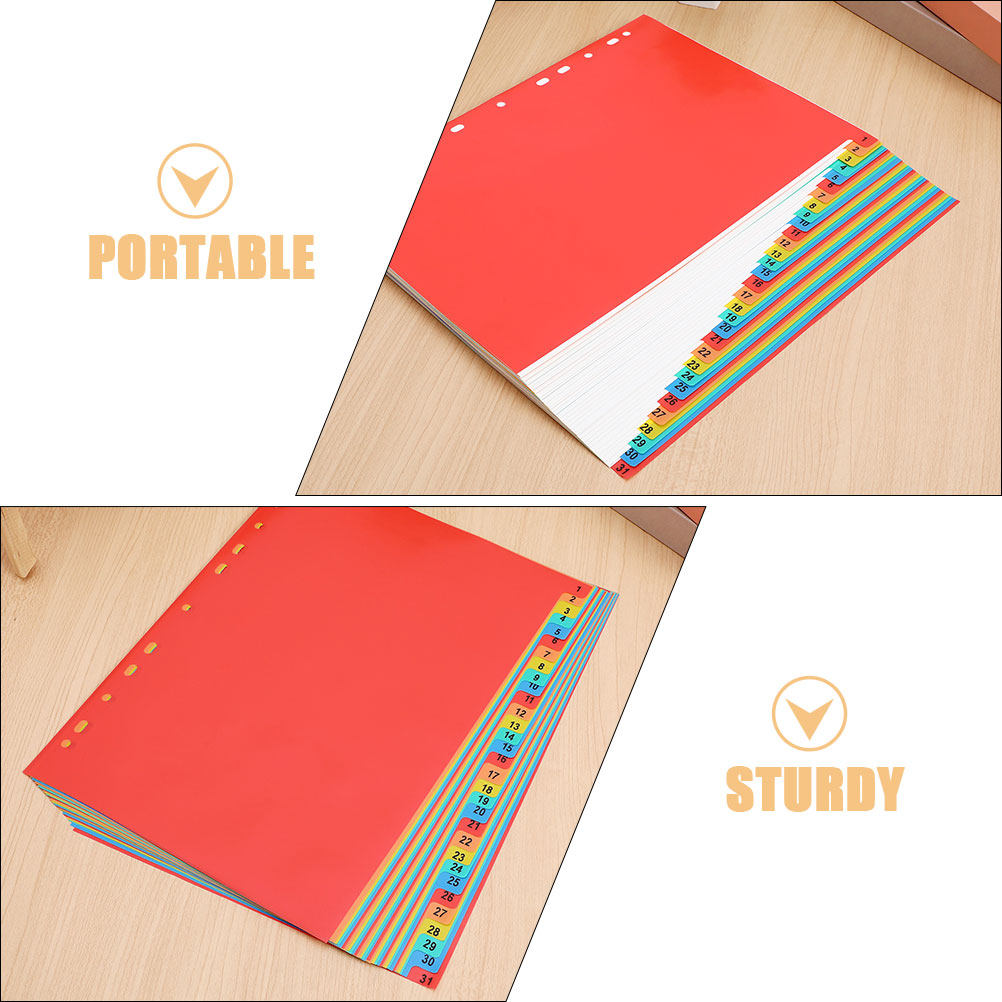 2Sets A4 Index Dividers Plasti - огляд і ціна Tab Divider A4